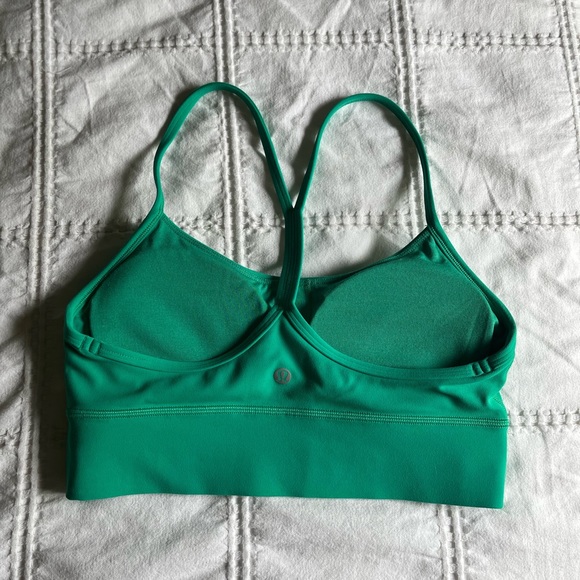 Flow Y Nulu Longline Sports Bra Kelly Green - Picture 5 of 5